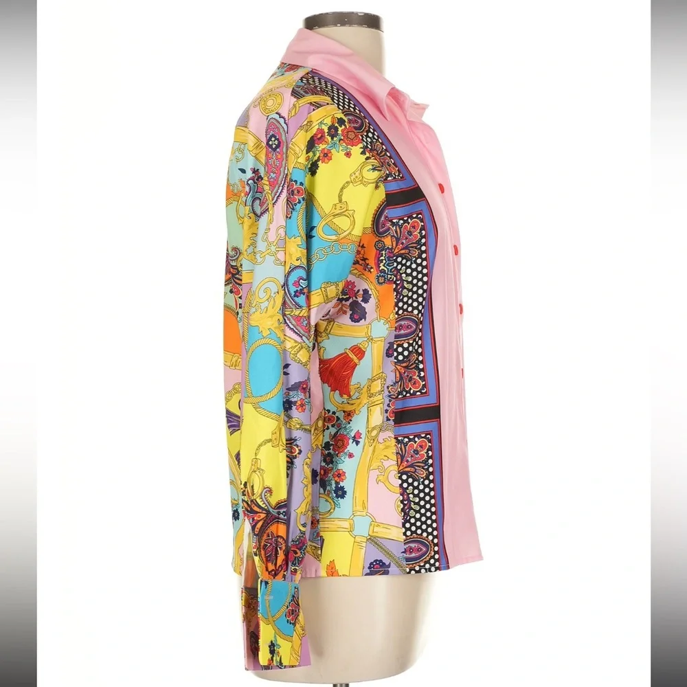 Vibrant Multicolor Women's Dress - Picture 5 of 16